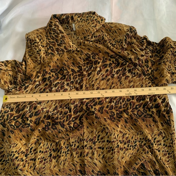 Enfocus Studio Cardigan Animal Print Blouse Women’s 18 NWT 3/4 Length Sleeves - Picture 7 of 12